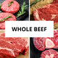Whole Beef & FREE Chest Freezer - Total $6,956