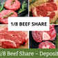 1/8 Beef Deposit