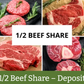 1/2 Beef Deposit